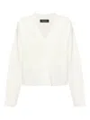 Fabiana Filippi V-neck Long-sleeved Sweater