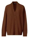 Fabiana Filippi Cashmere And Silk Sweater In Brown