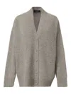 Fabiana Filippi Cashmere And Silk Sweater In Gray