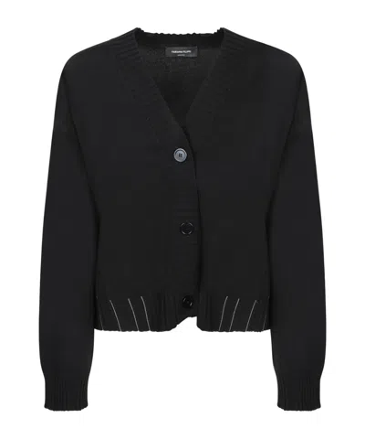 FABIANA FILIPPI FABIANA FILIPPI V-NECK KNITTED CARDIGAN