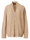 Fabiana Filippi Cashmere And Silk Sweater In Brown