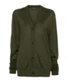 Fabiana Filippi V-neck Cardigan In Green