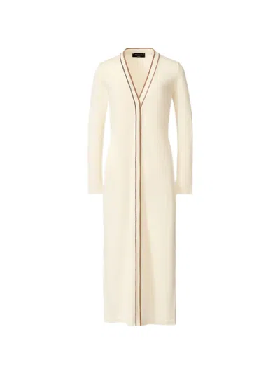 Fabiana Filippi V-neck Cardigan In Neutral