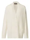 Fabiana Filippi Cashmere And Silk Sweater In White