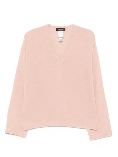 Fabiana Filippi V-neck Cashmere Sweater In Pink