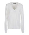 Fabiana Filippi Woman Sweater Ivory Size 10 Cotton In White