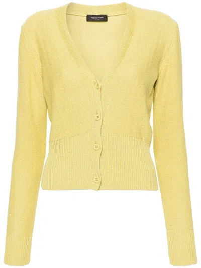 Fabiana Filippi Cardigan Mit Pailletten In Grün