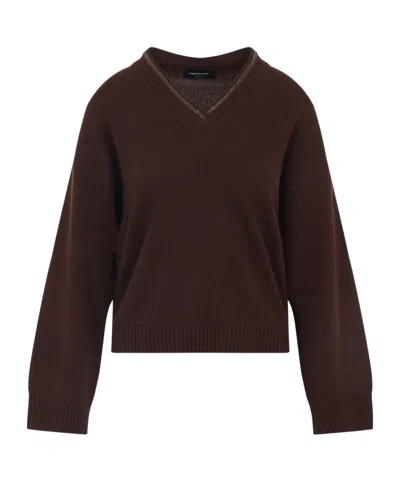FABIANA FILIPPI V NECK SWEATER