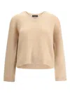 Fabiana Filippi Long Sleeve Sweater In Neutral