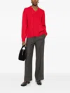 Fabiana Filippi V-neck Sweater In Red