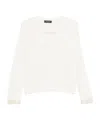 Fabiana Filippi Sequin-embellished Knitwear Sweater In White