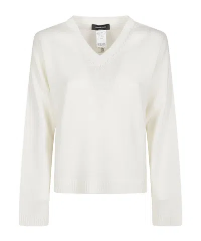 Fabiana Filippi V Neck Sweater In White