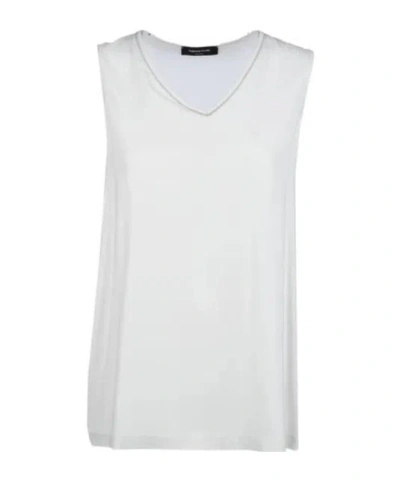 Fabiana Filippi V-neck Vest In White