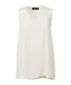 Fabiana Filippi V-neck Vest In White