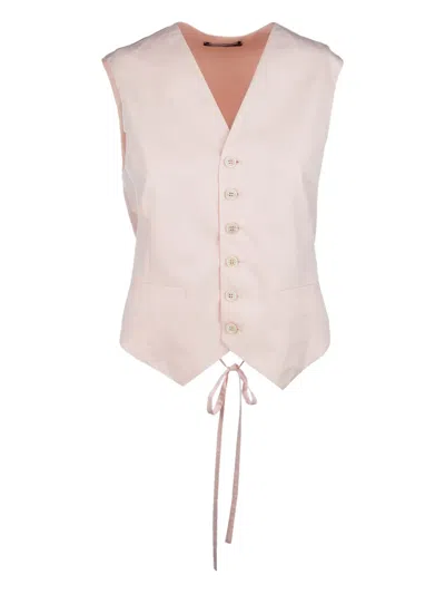 FABIANA FILIPPI V-NECK WAISTCOAT