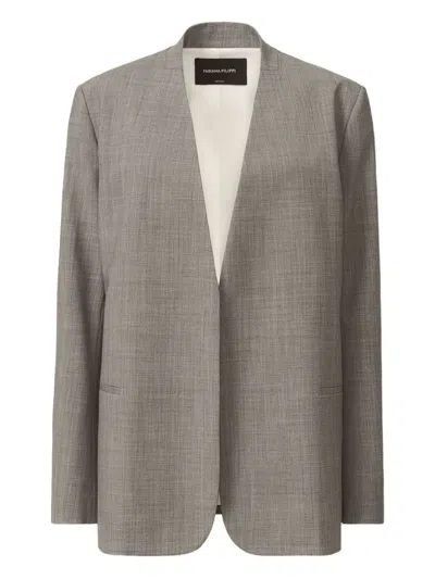 FABIANA FILIPPI V-NECKLINE BELTED JACKET
