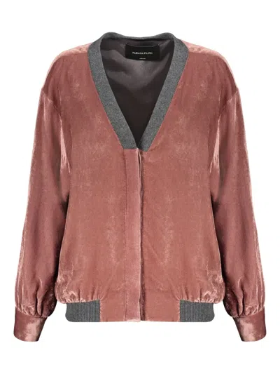 FABIANA FILIPPI VELVET BOMBER JACKET