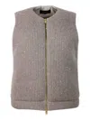 Fabiana Filippi Sweaters Grey In Brown