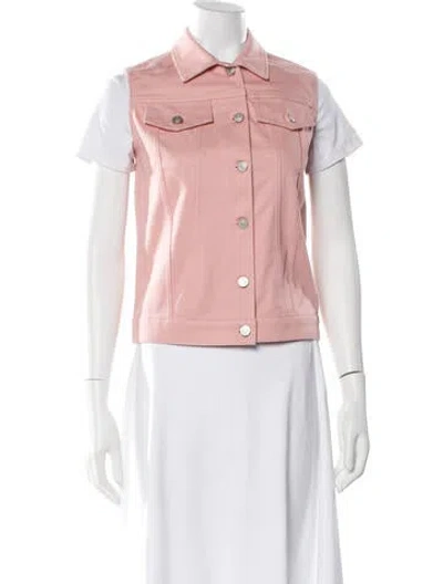 Pre-owned Fabiana Filippi Vest W/ Tags In Pink