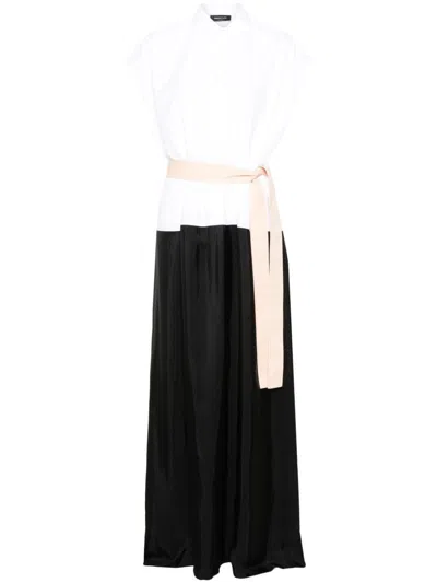 Fabiana Filippi Cap-sleeve Cotton Shirt Dress In Vr2