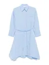 Fabiana Filippi Chain-link Detail Midi Dress In Blue