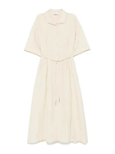 FABIANA FILIPPI VESTIDO MIDI - BEIS