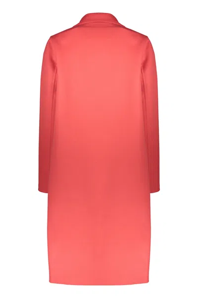 Fabiana Filippi Virgin Wool Blend Coat In Pink