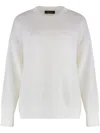 Fabiana Filippi Virgin Wool-blend Jumper In White
