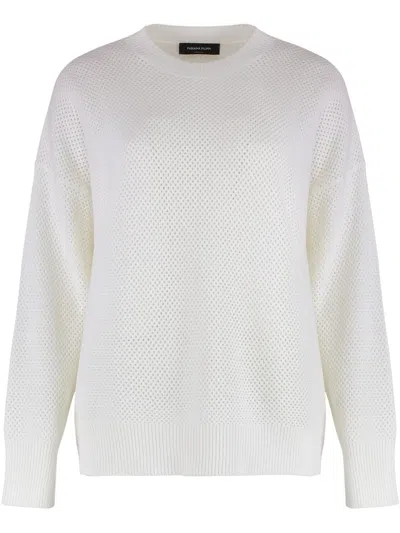 Fabiana Filippi Virgin Wool-blend Jumper In White