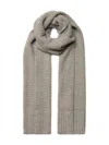 Fabiana Filippi Wool And Silk Scarf With Sequins In Gray