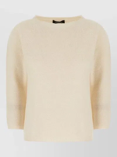Fabiana Filippi Virgin Wool Blend Sweater Three Quarter Sleeves