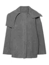 Fabiana Filippi Felted Jacket In Gris
