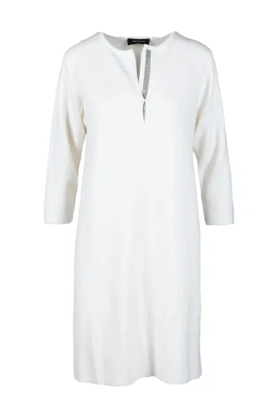 Fabiana Filippi Virgin Wool Dress - White