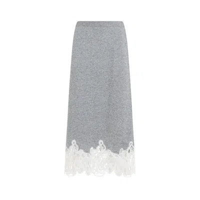 Fabiana Filippi Virgin Wool Midi Skirt
