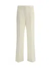 Fabiana Filippi Wide-leg Cashmere Knitted Trousers In Vaniglia
