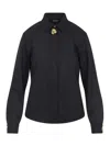 Fabiana Filippi Button-detailed Patch-pocket Cardigan In Black