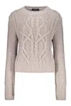 Fabiana Filippi Virgin Wool Sweater In Grey