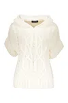 Fabiana Filippi Virgin Wool Sweater In White