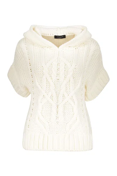 Fabiana Filippi Virgin Wool Sweater In White