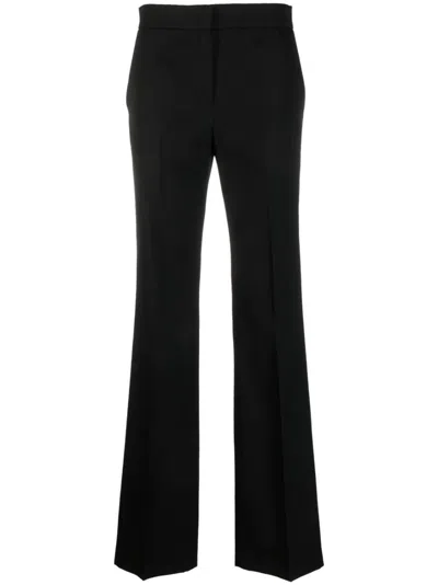 Fabiana Filippi Virgin-wool Tailored Trousers In Black