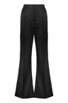 Fabiana Filippi Virgin Wool Trousers In Black