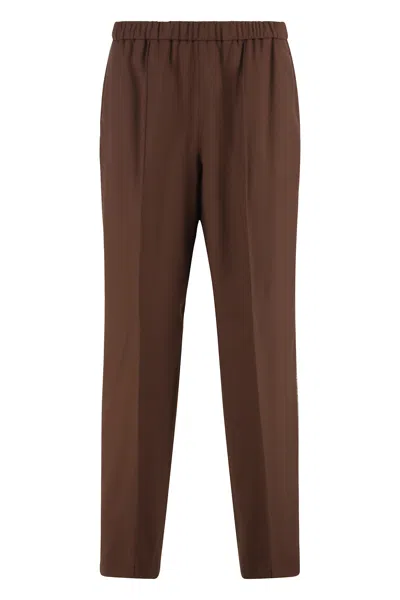 FABIANA FILIPPI VIRGIN WOOL TROUSERS