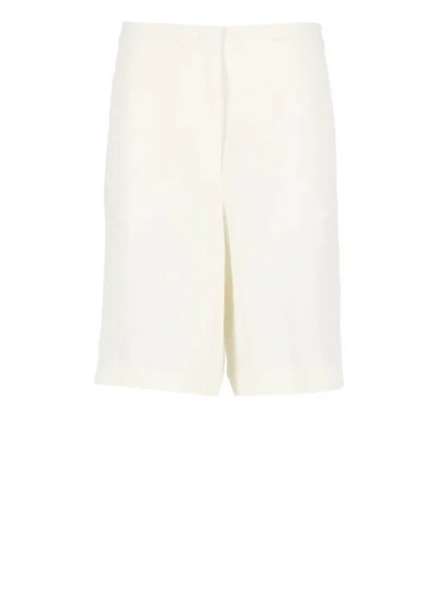 Fabiana Filippi Shorts Ivory In Yellow