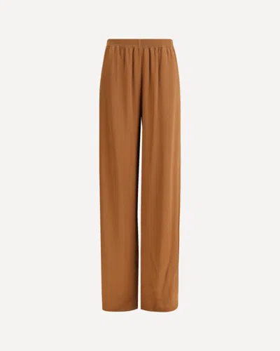 Fabiana Filippi Viscose-blend Trousers In Brown