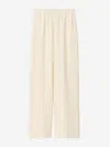 Fabiana Filippi Drawstring Straight-leg Pants In Beige
