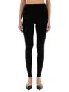 Fabiana Filippi Viscose Leggings In Black