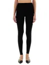 Fabiana Filippi Viscose Leggings In Black