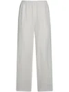 Fabiana Filippi Viscose-linen Blend Trousers In White