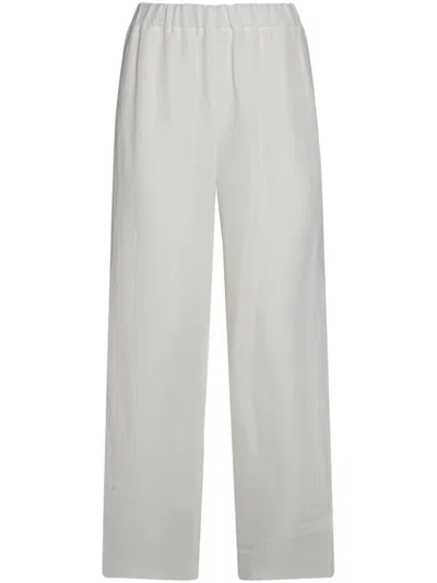 FABIANA FILIPPI FABIANA FILIPPI VISCOSE-LINEN BLEND TROUSERS