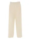 Fabiana Filippi Viscose Linen Jogging Trousers In Neutral